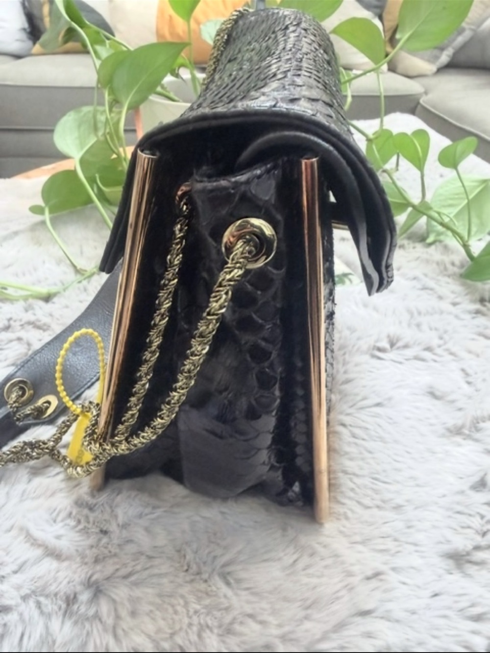 Python leather Chloé Sally shoulder bag - Picture 8 of 9